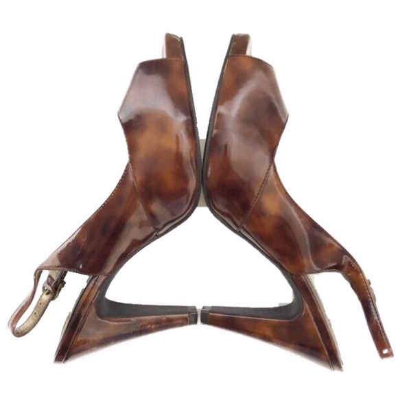 Steve Madden Brown Tortoise Heels - Picture 5 of 7